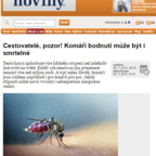 Cestovatelé, pozor! Komáří bodnutí může být i smrtelné