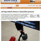 Jet lag neboli nemoc z časového posunu